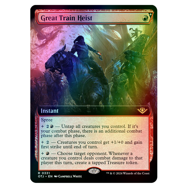 Magic The Gathering - Outlaws of Thunder Junction - Great Train Heist Magic The Gathering - Outlaws of Thunder Junction - Great Train Heist