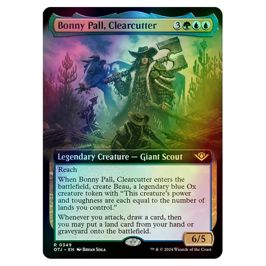 Magic The Gathering - Outlaws of Thunder Junction - Bonny Pall, Clearcutter (Extended Art) - 0349 (Foil)