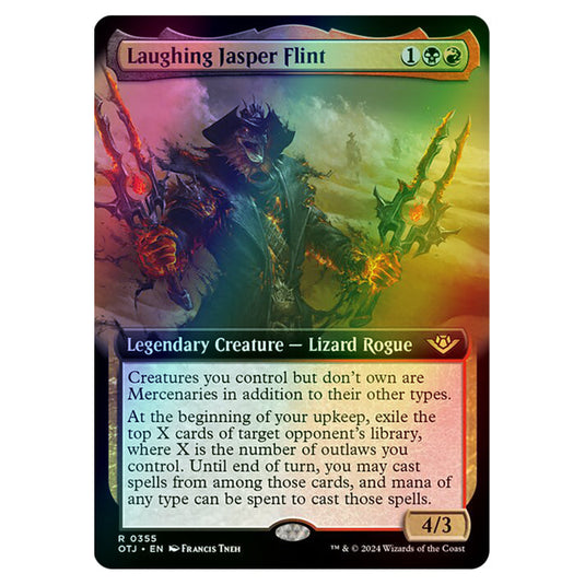 Magic The Gathering - Outlaws of Thunder Junction - Laughing Jasper Flint (Extended Art) - 0355 (Foil)