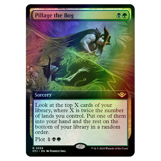 Magic The Gathering - Outlaws of Thunder Junction - Pillage the Bog (Extended Art) - 0359 (Foil)