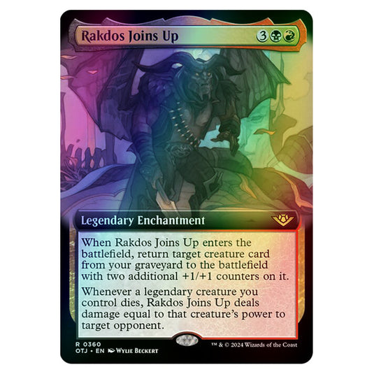 Magic The Gathering - Outlaws of Thunder Junction - Rakdos Joins Up (Extended Art) - 0360 (Foil)