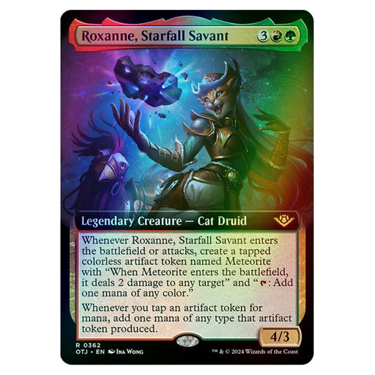Magic The Gathering - Outlaws of Thunder Junction - Roxanne, Starfall Savant (Extended Art) - 0362 (Foil)
