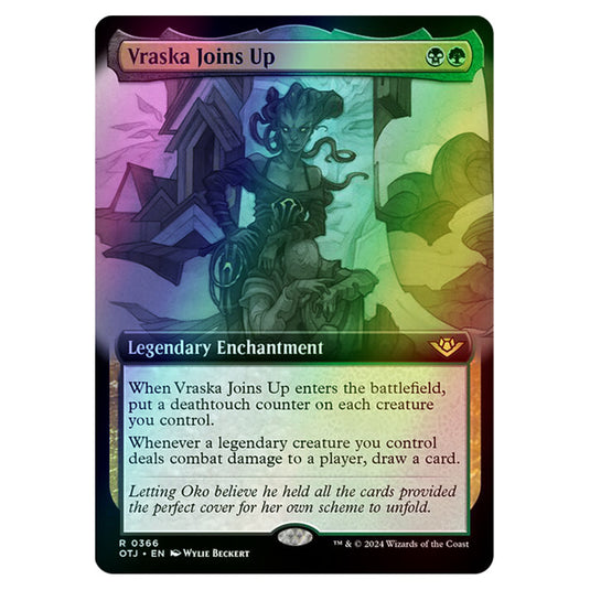 Magic The Gathering - Outlaws of Thunder Junction - Vraska Joins Up (Extended Art) - 0366 (Foil)