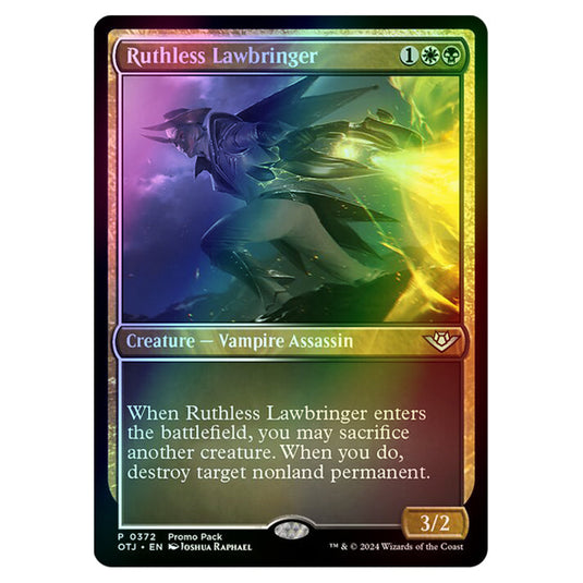 Magic The Gathering - Outlaws of Thunder Junction - Ruthless Lawbringer (Promo) - 0372 (Foil)