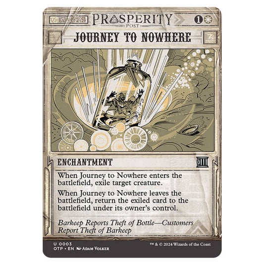 Magic The Gathering - Outlaws of Thunder Junction - Breaking News - Journey to Nowhere (Prosperity Showcase) - 0003