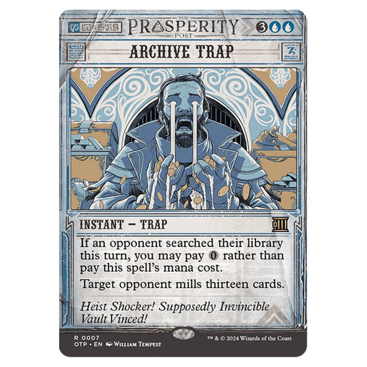 Magic The Gathering - Outlaws of Thunder Junction - Breaking News - Archive Trap (Prosperity Showcase) - 0007