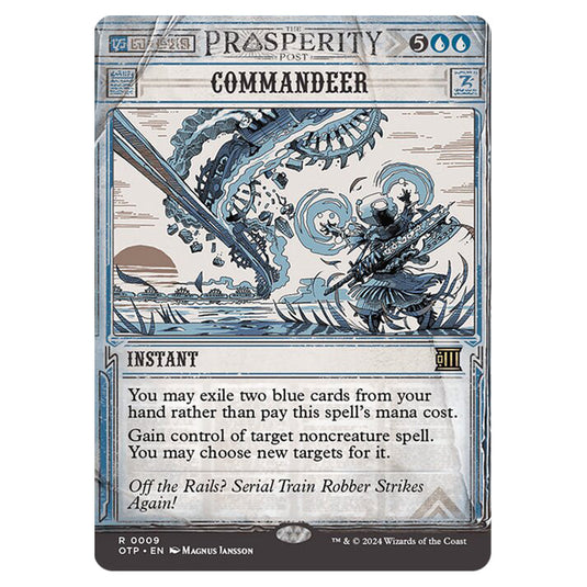 Magic The Gathering - Outlaws of Thunder Junction - Breaking News - Commandeer (Prosperity Showcase) - 0009