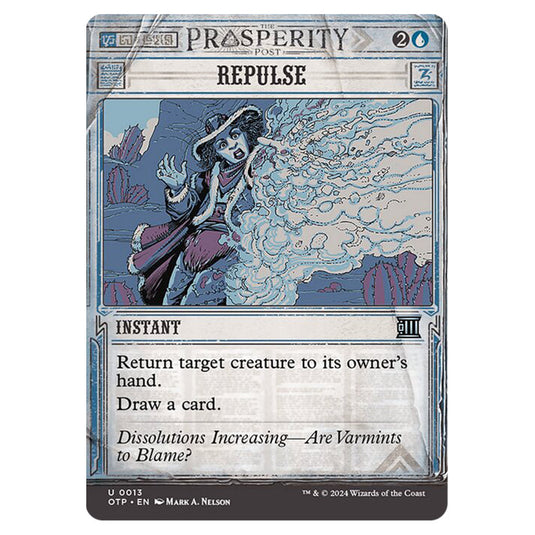 Magic The Gathering - Outlaws of Thunder Junction - Breaking News - Repulse (Prosperity Showcase) - 0013