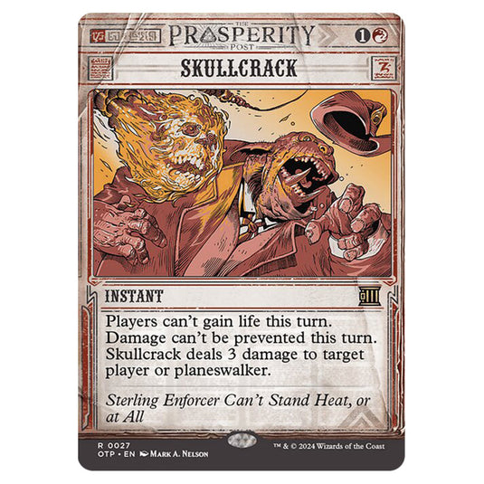 Magic The Gathering - Outlaws of Thunder Junction - Breaking News - Skullcrack (Prosperity Showcase) - 0027
