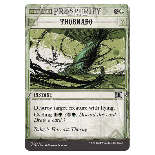 Magic The Gathering - Outlaws of Thunder Junction - Breaking News - Thornado (Prosperity Showcase) - 0033