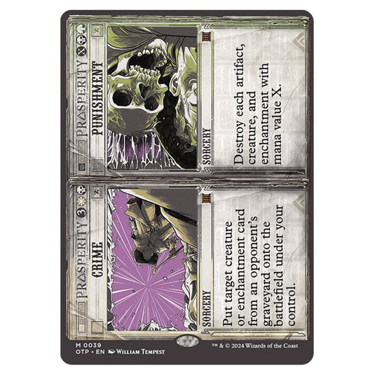 Magic The Gathering - Outlaws of Thunder Junction - Breaking News - Crime // Punishment (Prosperity Showcase) - 0039