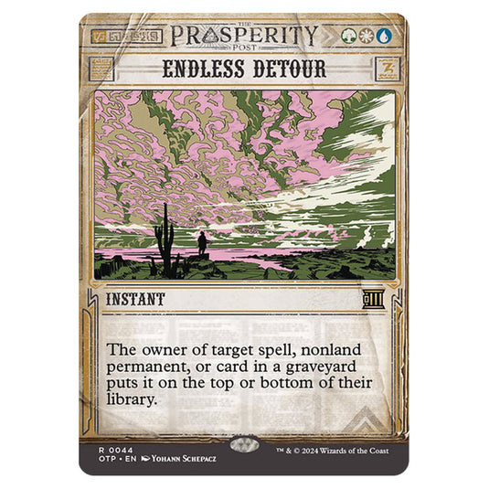 Magic The Gathering - Outlaws of Thunder Junction - Breaking News - Endless Detour (Prosperity Showcase) - 0044