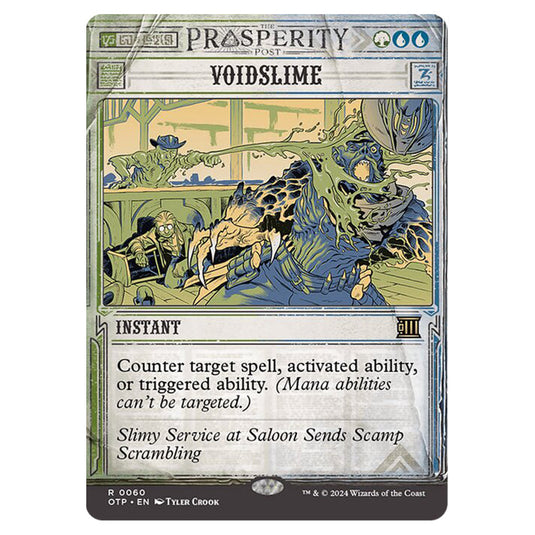 Magic The Gathering - Outlaws of Thunder Junction - Breaking News - Voidslime (Prosperity Showcase) - 0060