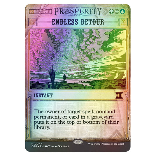 Magic The Gathering - Outlaws of Thunder Junction - Breaking News - Endless Detour (Prosperity Showcase) - 0044 (Foil)