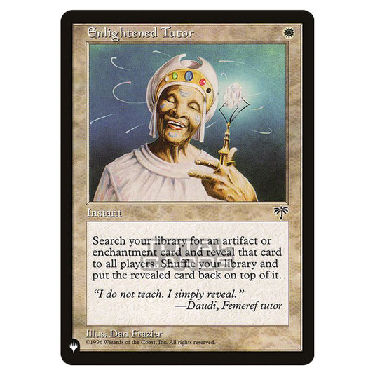 Magic The Gathering - The List - Enlightened Tutor - 16/348