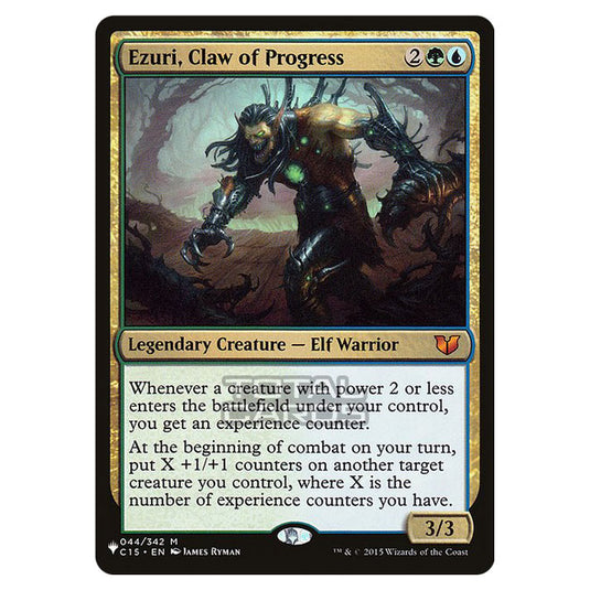 Magic The Gathering - The List - Ezuri, Claw of Progress - 210/348