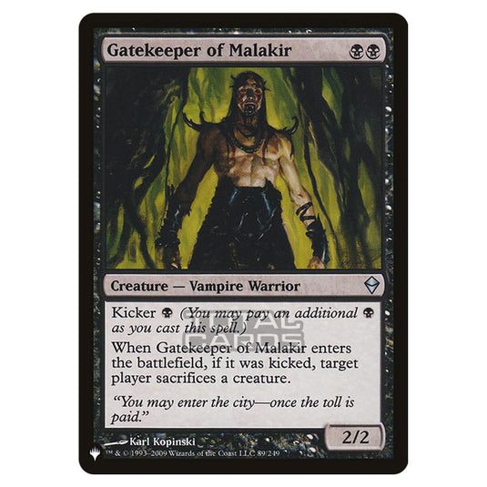Magic The Gathering - The List - Gatekeeper of Malakir - 96/348