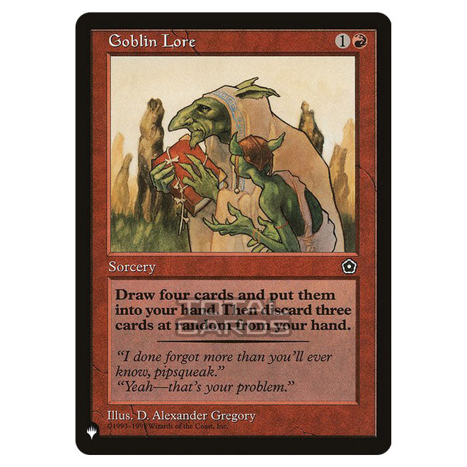 Magic The Gathering - The List - Goblin Lore - 133/348 Magic The Gathering - The List - Goblin Lore - 133/348