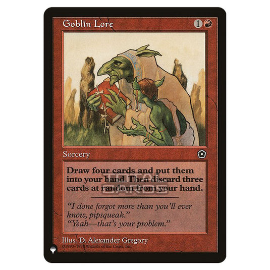 Magic The Gathering - The List - Goblin Lore - 133/348