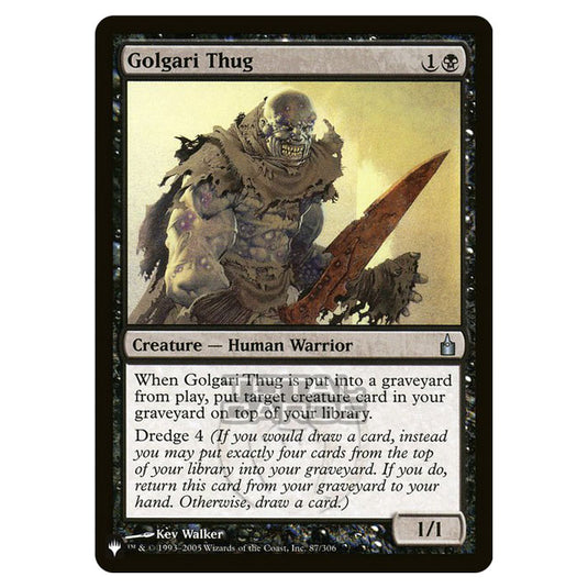 Magic The Gathering - The List - Golgari Thug - 98/348