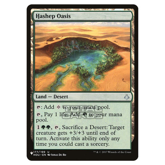 Magic The Gathering - The List - Hashep Oasis - 289/348