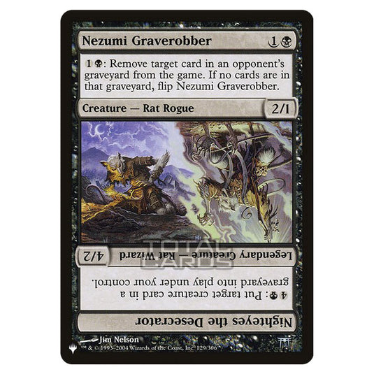 Magic The Gathering - The List - Nezumi Graverobber // Nighteyes the Desecrator - 108/348