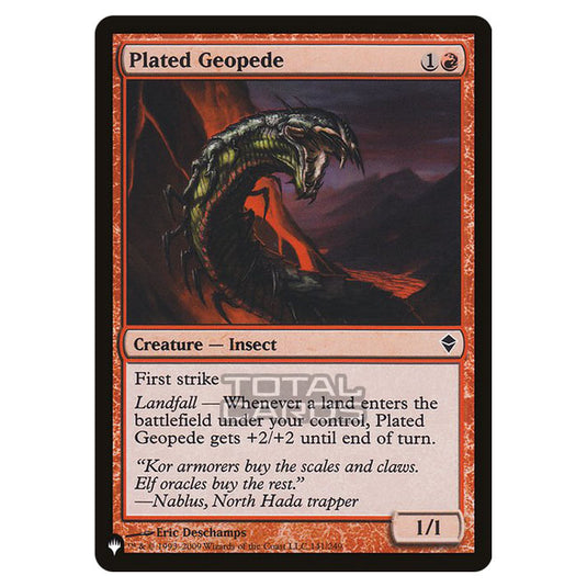 Magic The Gathering - The List - Plated Geopede - 148/348