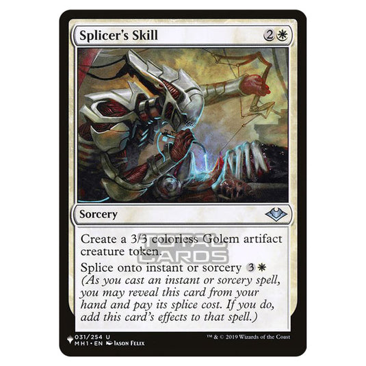 Magic The Gathering - The List - Splicer's Skill - 35/348