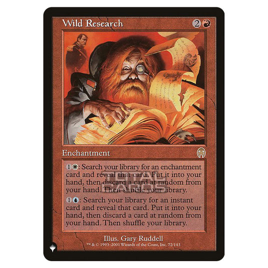 Magic The Gathering - The List - Wild Research - 160/348