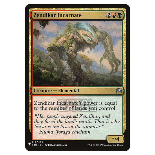 Magic The Gathering - The List - Zendikar Incarnate - 233/348