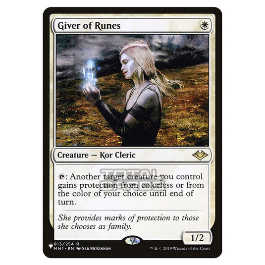 Magic The Gathering - The List - Giver of Runes - 306/348