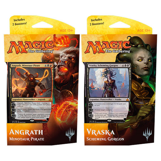 Magic The Gathering - Rivals of Ixalan - Planeswalker Deck - Angrath Minotaur Pirate & Vraska Scheming Gorgon