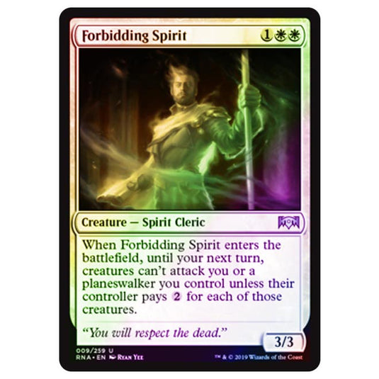Magic The Gathering - Ravnica Allegiance - Forbidding Spirit - 9/273 (Foil)
