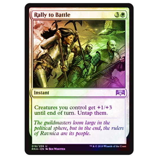 Magic The Gathering - Ravnica Allegiance - Rally to Battle - 18/273 (Foil)