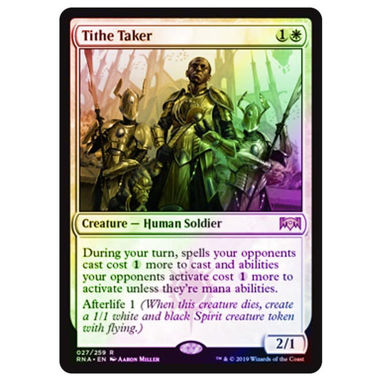Magic The Gathering - Ravnica Allegiance - Tithe Taker - 27/273 (Foil)