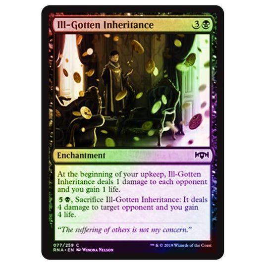 Magic The Gathering - Ravnica Allegiance - Ill-Gotten Inheritance - 77/273 (Foil)