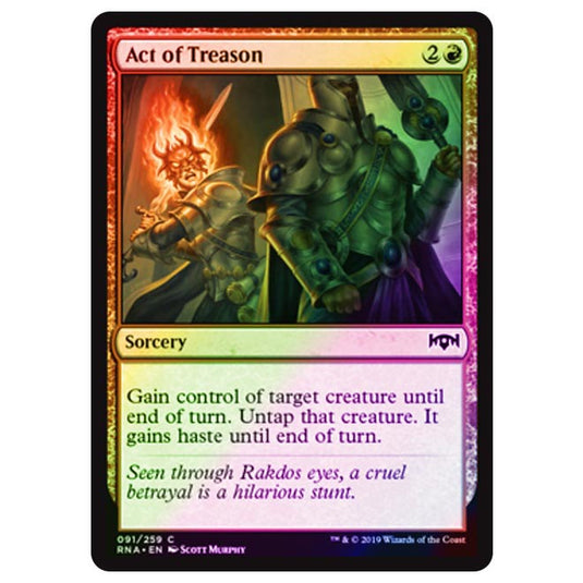 Magic The Gathering - Ravnica Allegiance - Act of Treason - 91/273 (Foil)