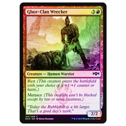 Magic The Gathering - Ravnica Allegiance - Ghor-Clan Wrecker - 103/273 (Foil)