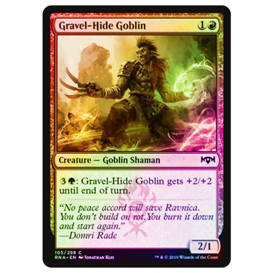 Magic The Gathering - Ravnica Allegiance - Gravel-Hide Goblin - 105/273 (Foil)