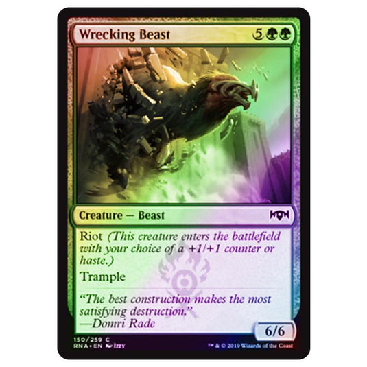 Magic The Gathering - Ravnica Allegiance - Wrecking Beast - 150/273 (Foil)