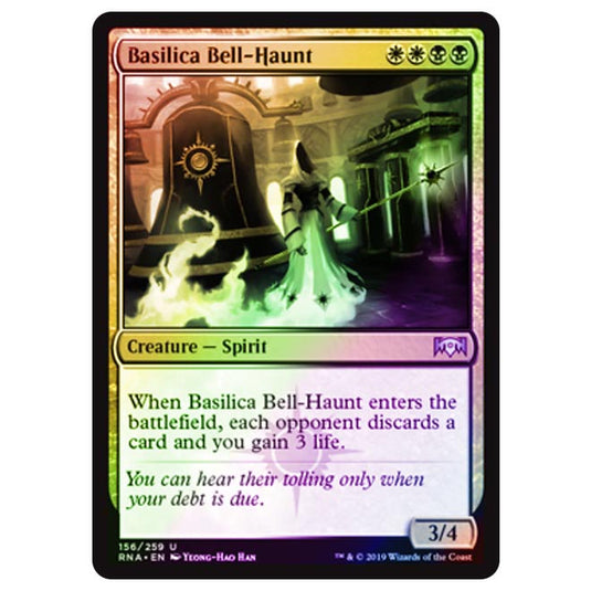 Magic The Gathering - Ravnica Allegiance - Basilica Bell-Haunt - 156/273 (Foil)