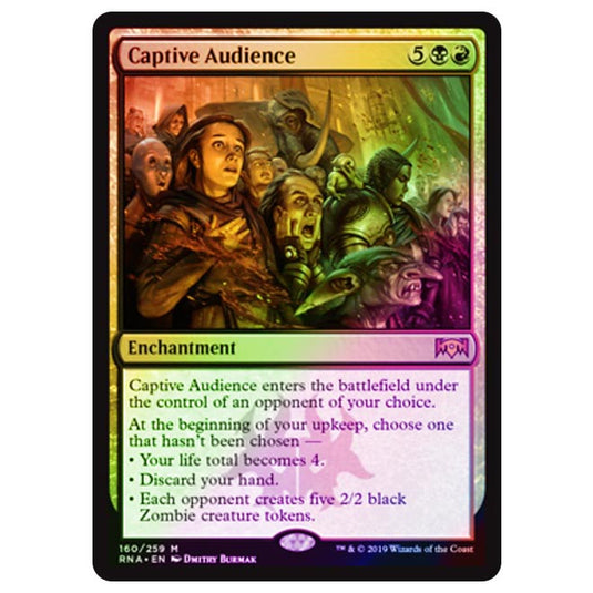 Magic The Gathering - Ravnica Allegiance - Captive Audience - 160/273 (Foil)