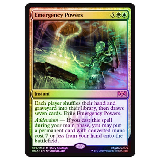 Magic The Gathering - Ravnica Allegiance - Emergency Powers - 169/273 (Foil)