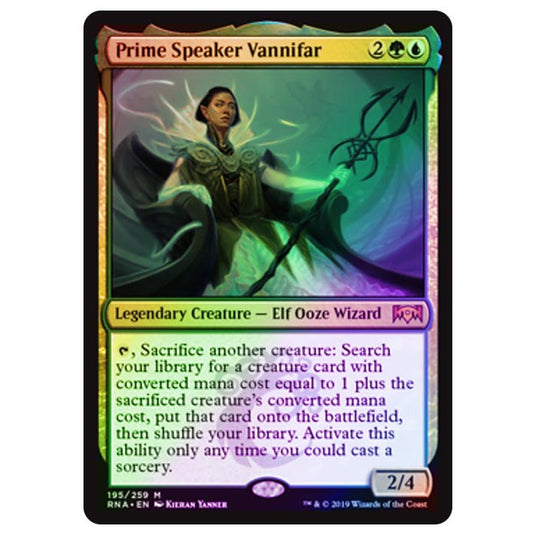 Magic The Gathering - Ravnica Allegiance - Prime Speaker Vannifar - 195/273 (Foil)