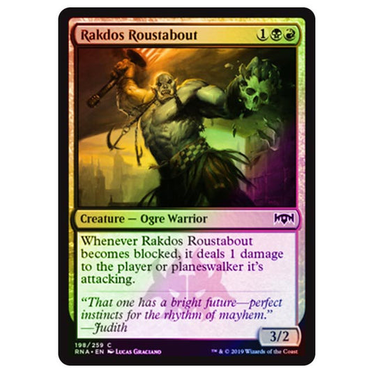 Magic The Gathering - Ravnica Allegiance - Rakdos Roustabout - 198/273 (Foil)