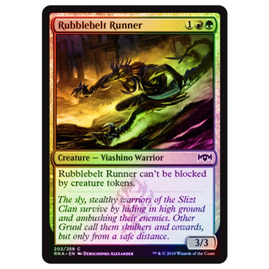 Magic The Gathering - Ravnica Allegiance - Rubblebelt Runner - 202/273 (Foil)