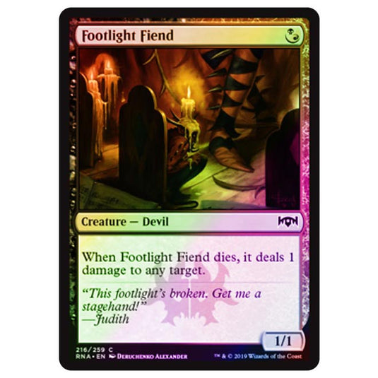 Magic The Gathering - Ravnica Allegiance - Footlight Fiend - 216/273 (Foil)