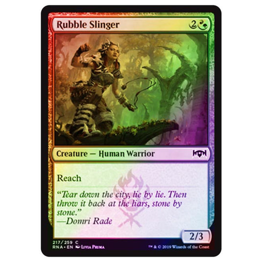 Magic The Gathering - Ravnica Allegiance - Rubble Slinger - 217/273 (Foil)