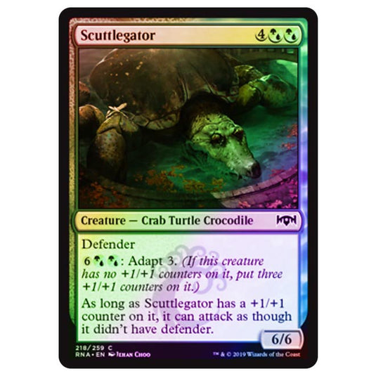 Magic The Gathering - Ravnica Allegiance - Scuttlegator - 218/273 (Foil)