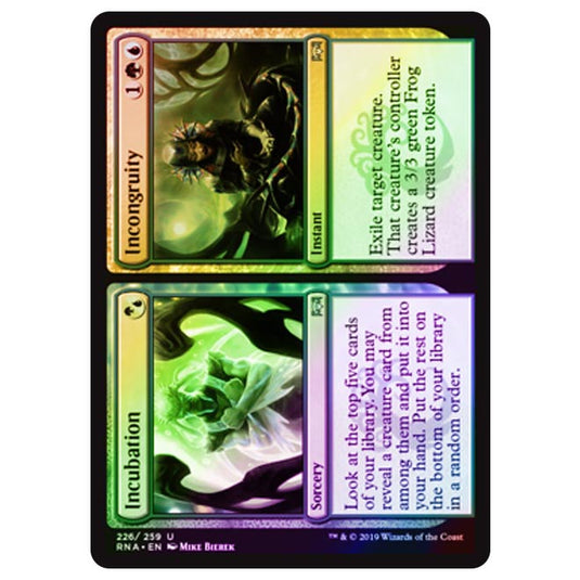 Magic The Gathering - Ravnica Allegiance - Incubation // Incongruity - 226/273 (Foil)